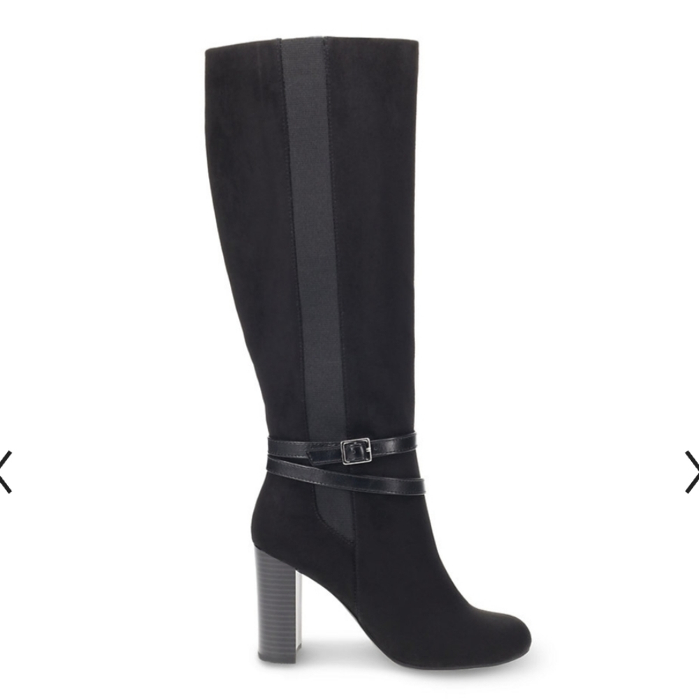 LC Lauren Conrad Haworthia Women's Knee High Boots Black NEW IN BOX